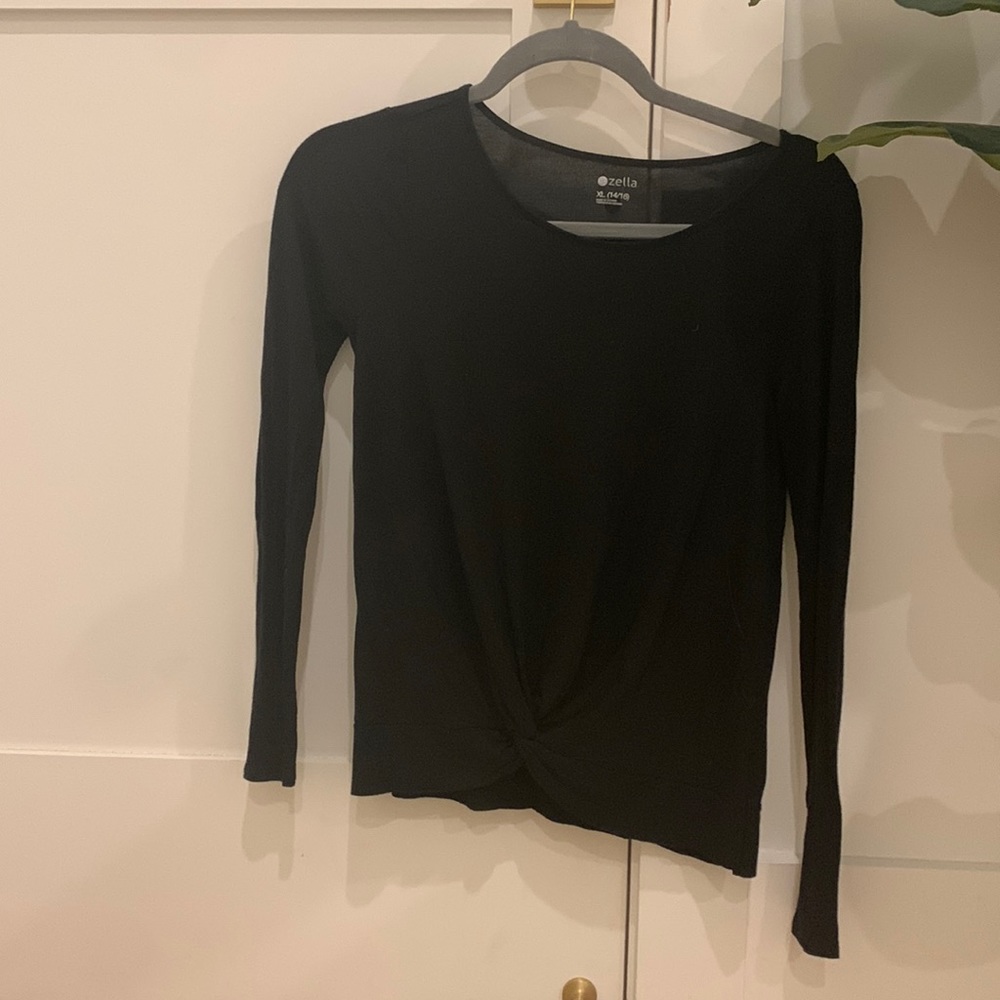 Zella Black long sleeve top